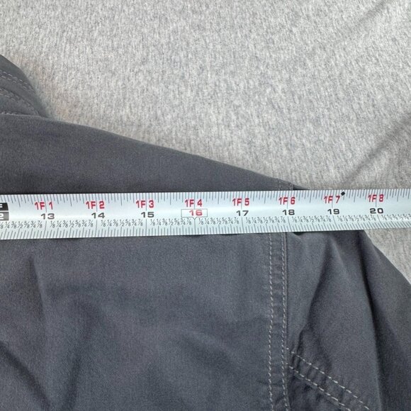 Prana Gray Ryzer Outdoor Cotton Lined Jacket Men's Size Medium - Picture 7 of 13